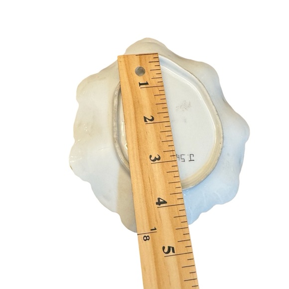 M & Z Austrian Porcelain Floral Trinket Dish Gold Handle Vintage 1900-1940 - Picture 14 of 15